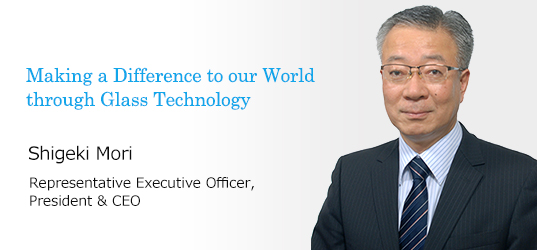 Making a Difference to our World through Glass Technology Keiji Yoshikawa
